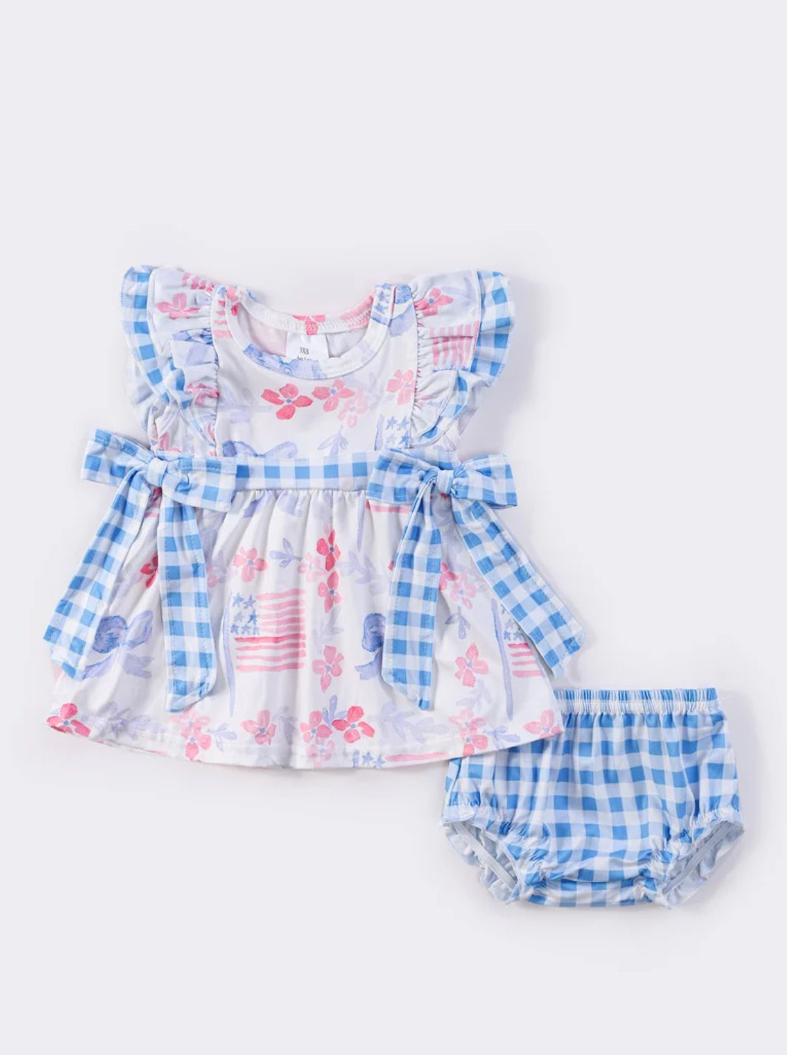 patriotic little girls bloomer set PREORDER
